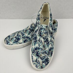 Nautica Mens Shoes Size 9.5 Candler Navy Palm Blue Casual Boat Sport